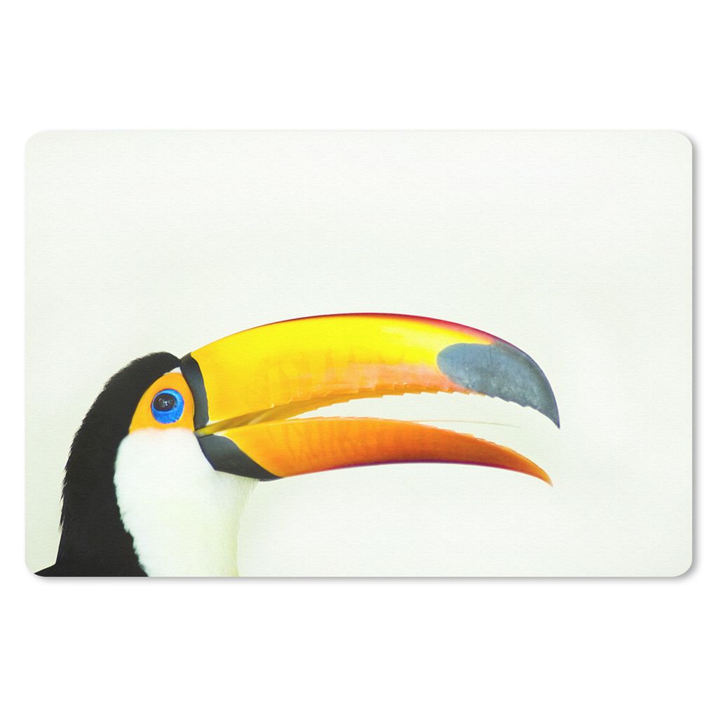 MuchoWow Mauspad Mousepad Eine Illustration des Kopfes eines Tukans 27x18 cm - Mousepads - Maus Mat - Pad - Mausunterlage - Büroartikel - Desk M...