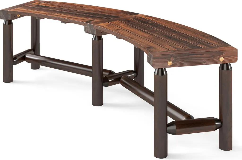 Banc de Jardin Robuste sans Dossier : Fini le Mobilier qui s'Abîme