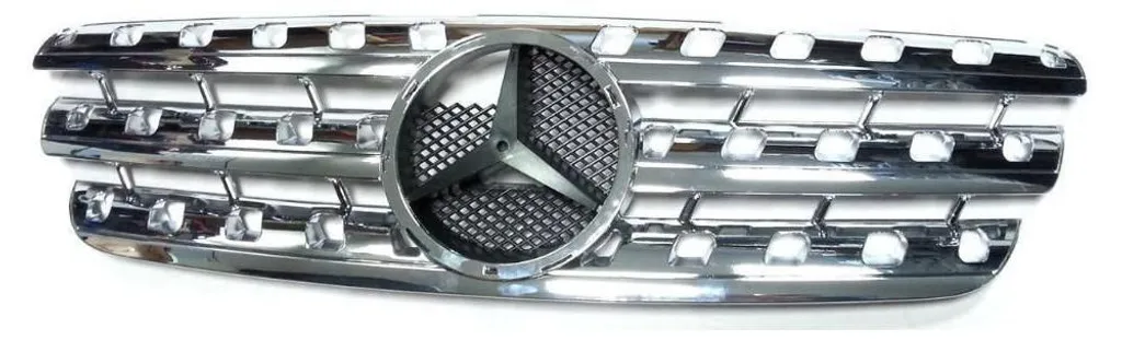 Calandre en ABS Noir et Chrome pour Mercedes Classe M ML W163