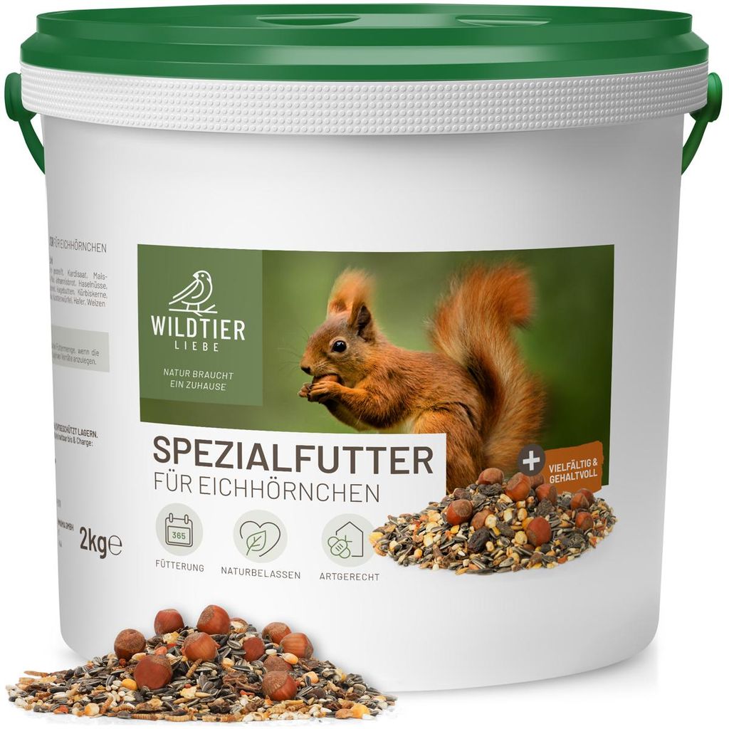 Spezialfutter für Eichhörnchen 2kg Produktbild 