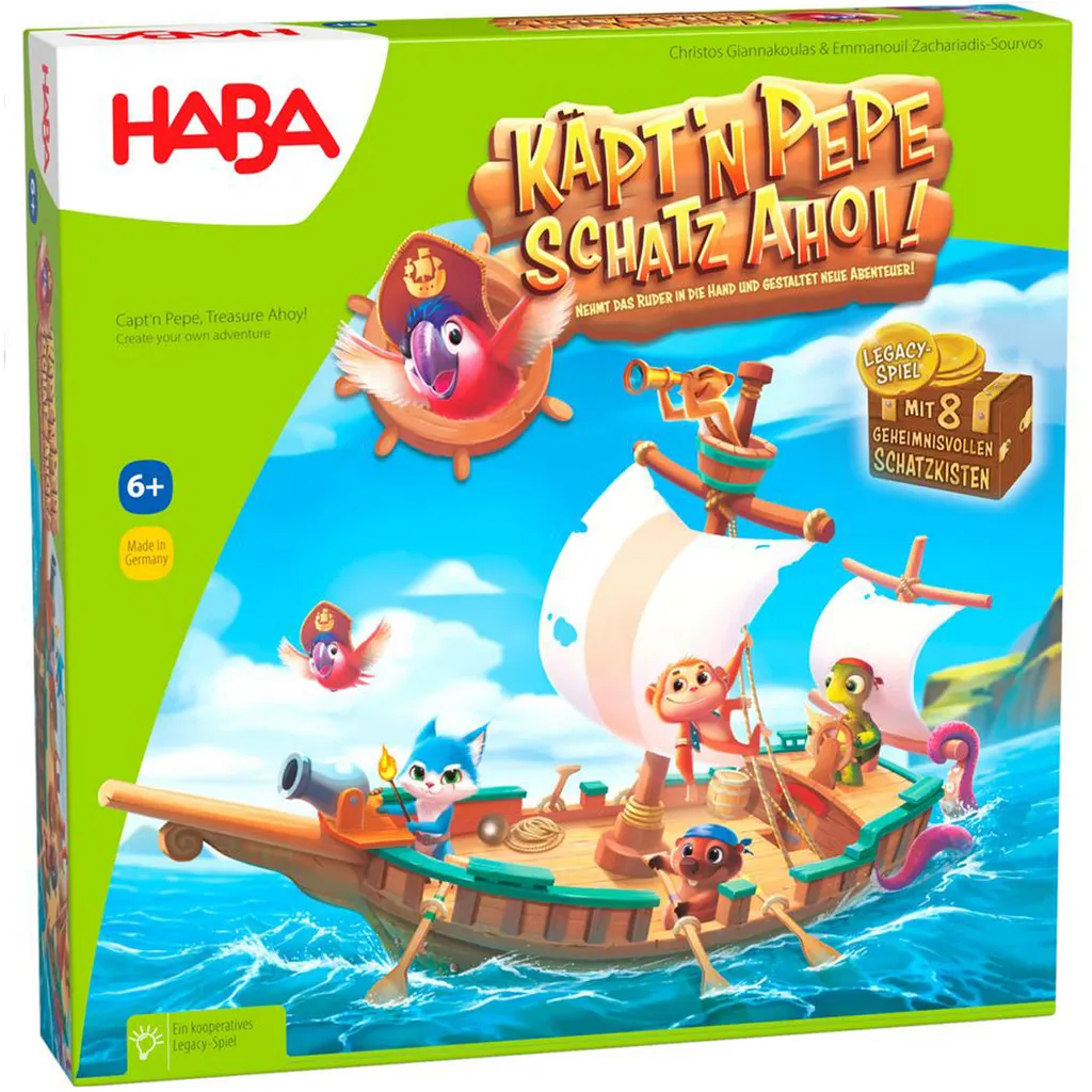 Käpt'n Pepe Haba Jeu de Plateau pour Activité de Groupe et Famille