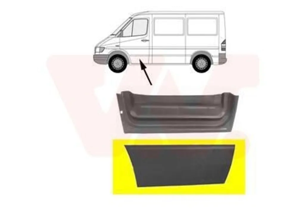 Porta Sinistra Mercedes Sprinter 2-T Van Wezel 3075171 | Qualità Premium