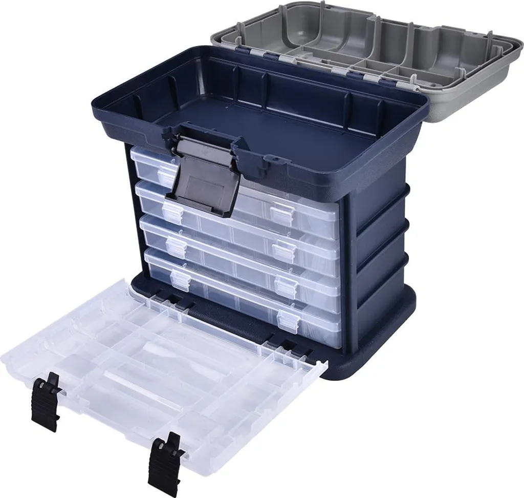 Mallette de pêche Langable Tackle ABS ultra résistante pour mer 40cm
