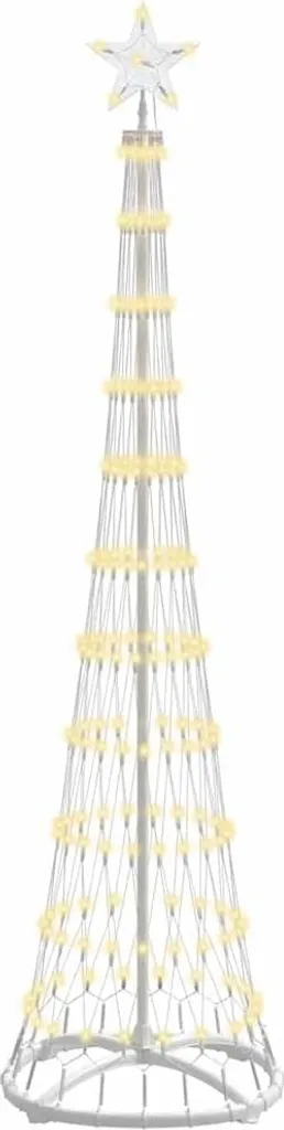 Sapin de Noël Lumineux Design en Métal avec LED Blanc Chaud 190cm