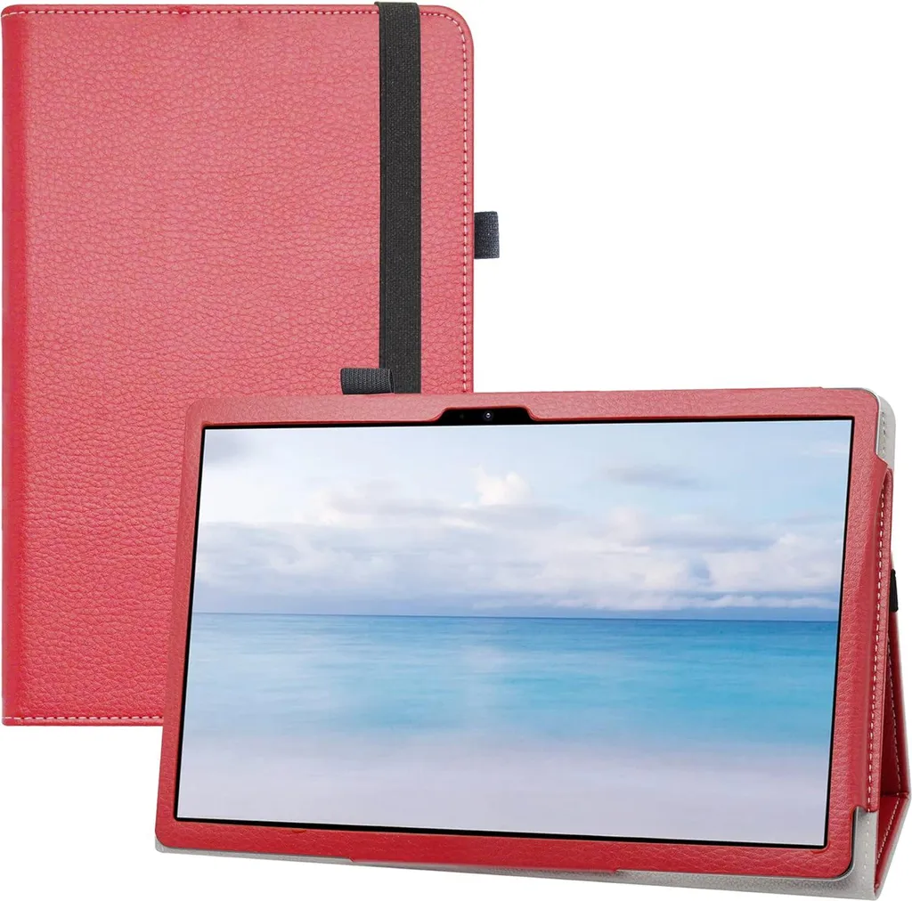 Housse de Tablette Alldocube Iplay 20S - Étui Folio Rouge Anti-Choc