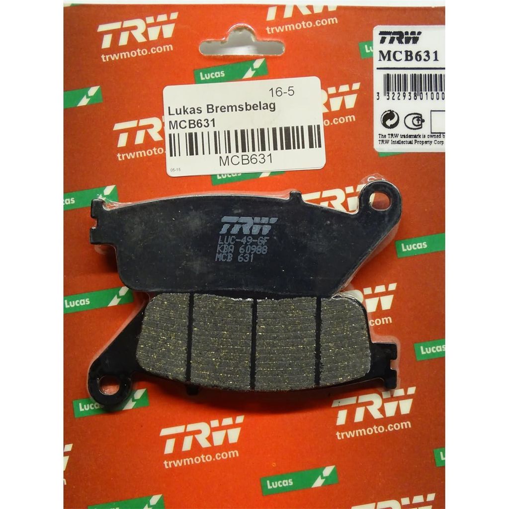 MCB631 Bremsbelag Honda CBR 1000 ST 1100 Yamaha MT 1700