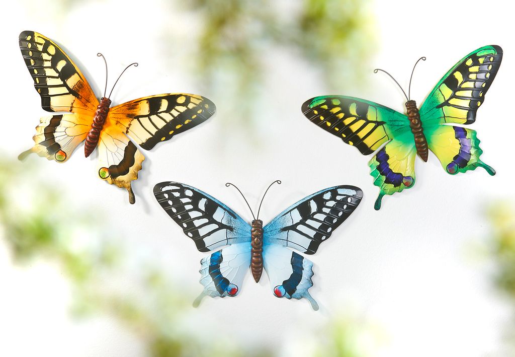 Kobolo Wand- Deko Schmetterling Schwalbenschwanz XXL - 3er Produktbild 3