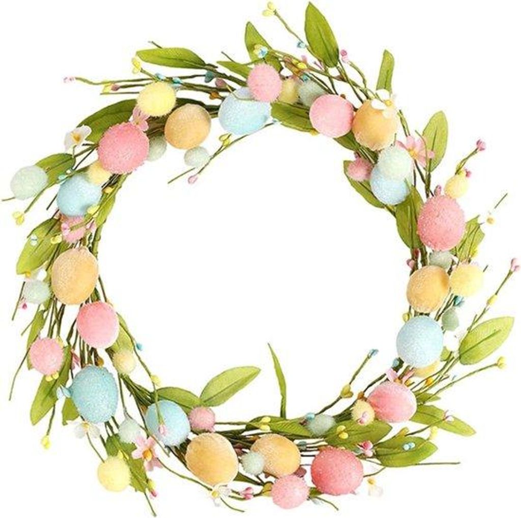 Handgefertigte Vilten Blätterkrone für Eingang, Hochzeit, Garten - Dekoration für Innen und Außen