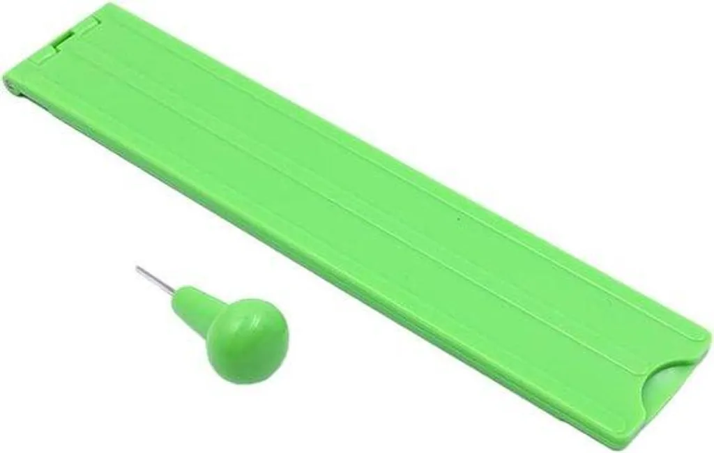 Tablette Braille en plastique vert 4 lignes et 28 cellules pour écriture