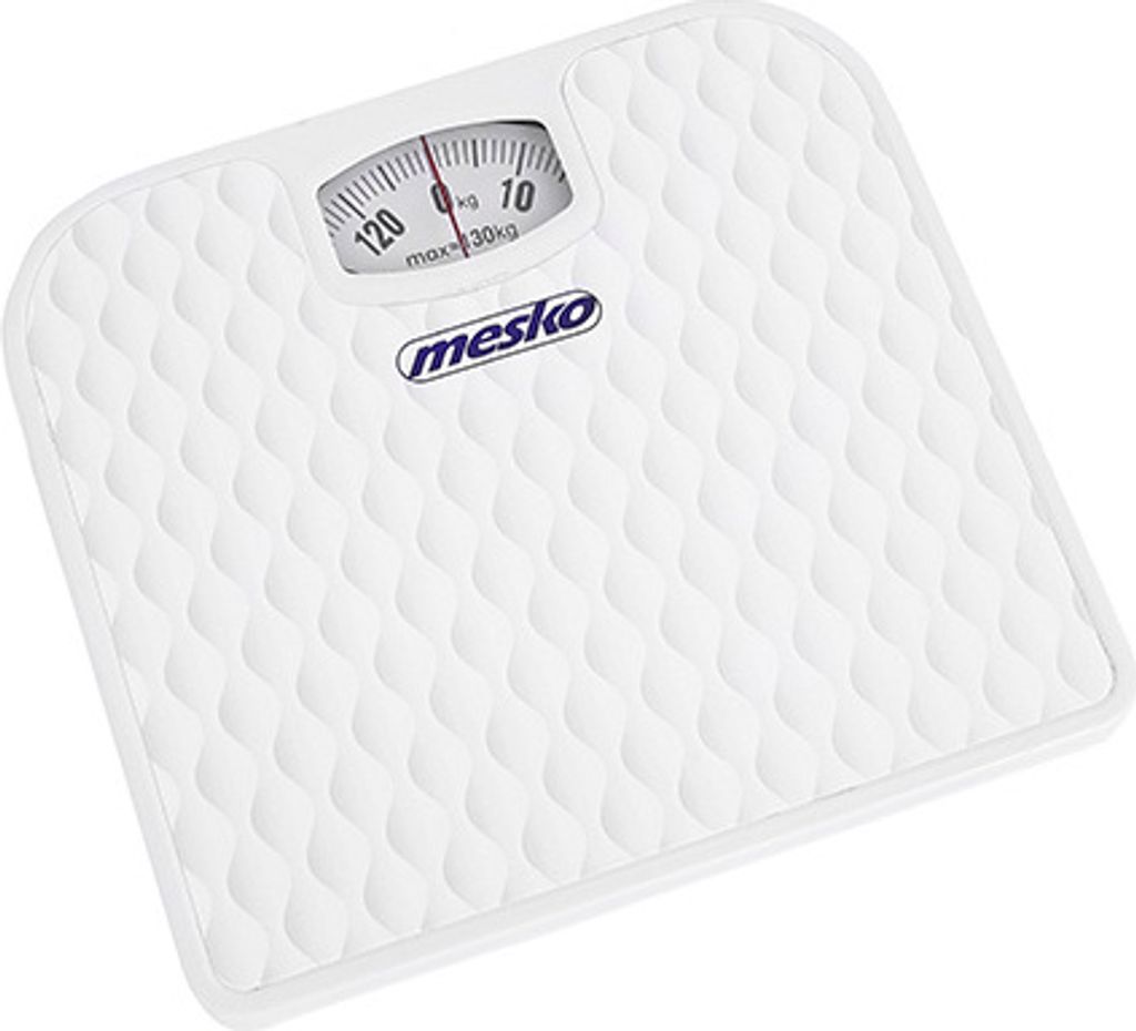 Mesko MS 8160 Mechanische Personenwaage bis 130 kg weiß Produktbild