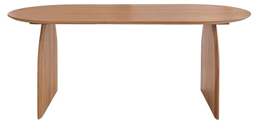 valer Esstisch aus massivem Teakholz für 6–8 Personen, massiv