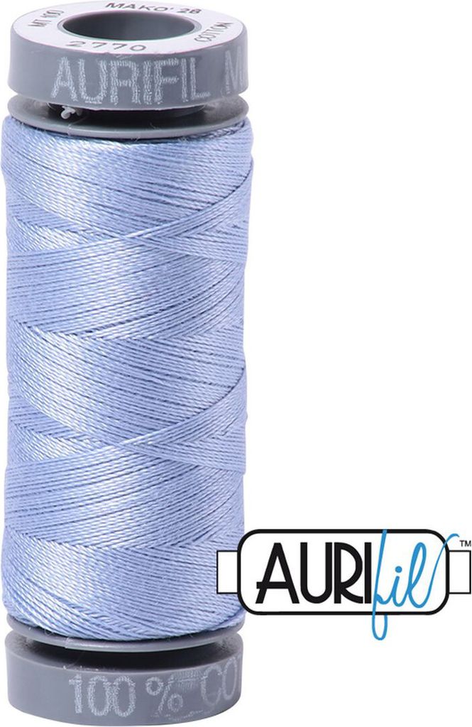 AURIfil Nähgarn MK28WT 750m, 100% Baumwolle : 2770 Very Light Delft AURIfil: 2770 Very Light Delft