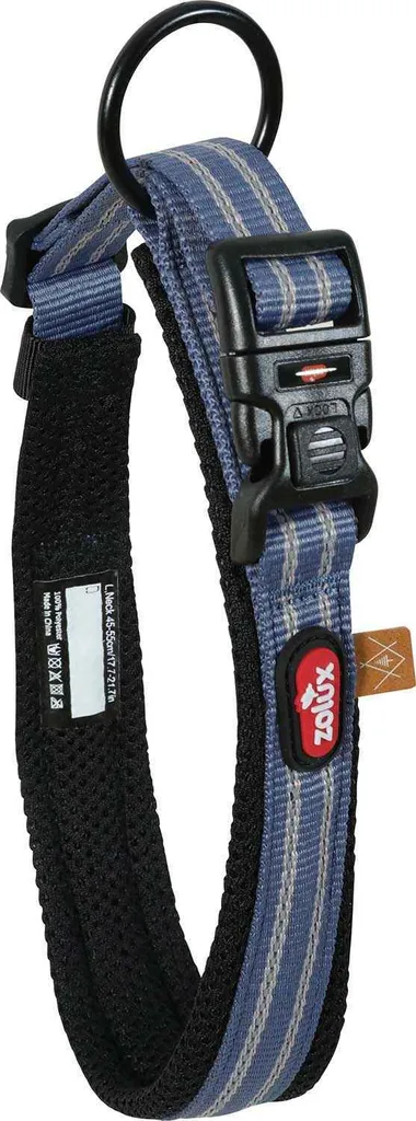 Collare Cane Outdoor Zolux Bivouak Blu 55-65cm | Ideale Escursioni