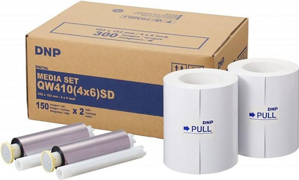 DNP QW 410 Media Kit 10x15 cm PD 2x 150 Blatt