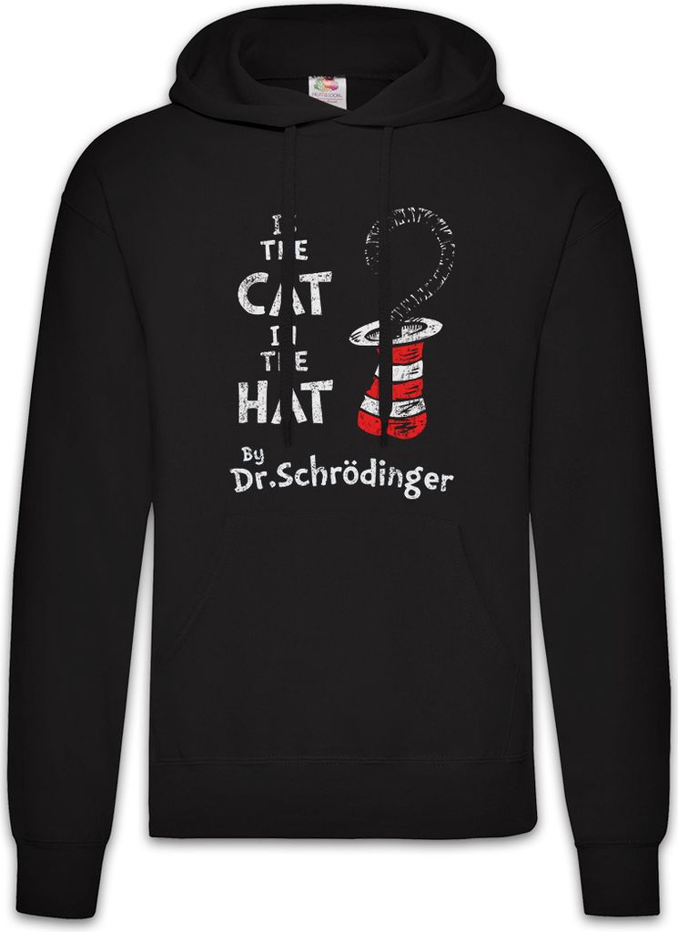 Urban Backwoods Cat In The Hat, Herren Hoodie, Farbe: Schwarz, Größe: 2XL