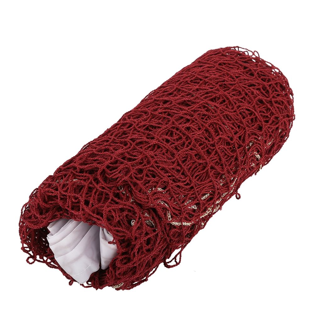 Badminton Netz, faltbar & langlebig, für Outdoor Sport, Training und Freizeit, Rot