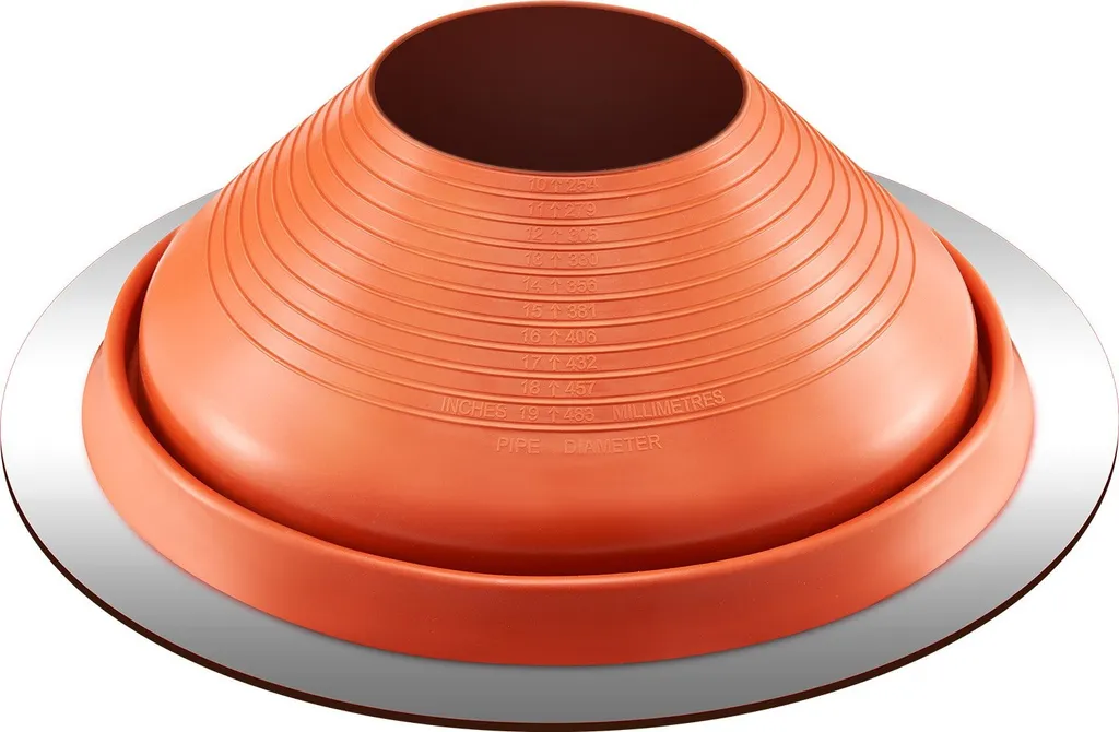 Bride étanchéité de toit EPDM résistante UV pour tuyau 254 à 483 mm