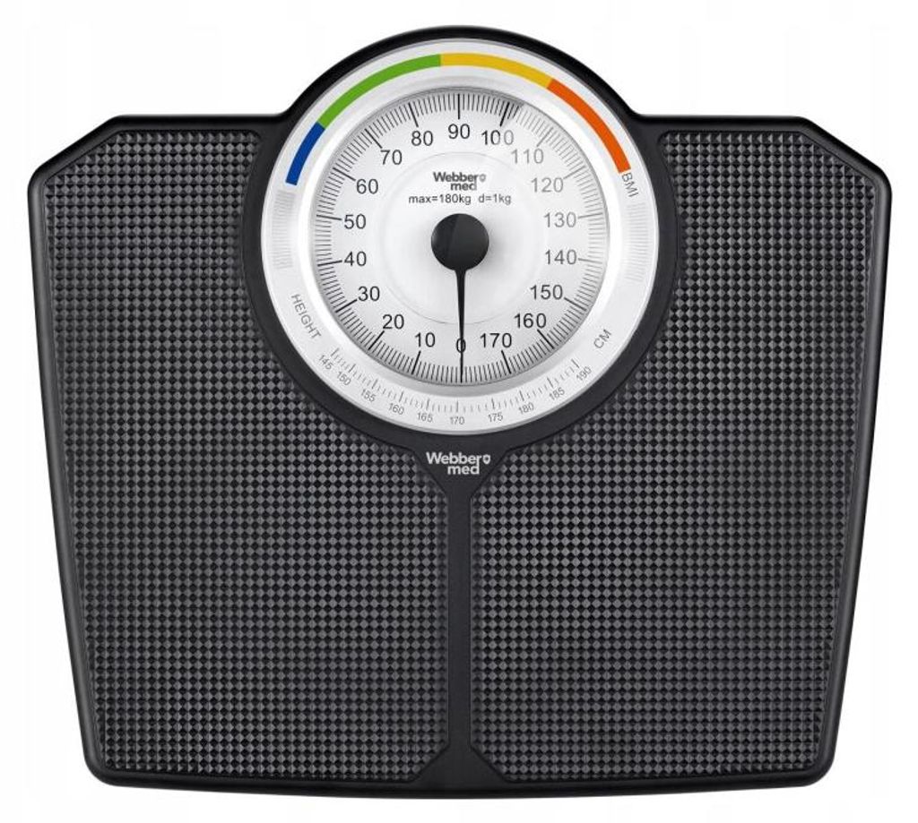 Klassieke, mechanische analoge badweegschaal tot 180 kg, Productafbeelding 