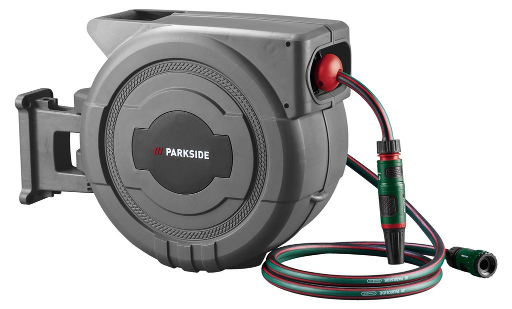 PARKSIDE® Wand-Schlauchaufroller (Anthrazit) Produktbild 