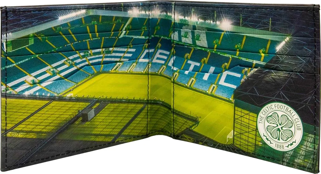 Portafoglio Calcio Celtic FC Nero/Verde - Accessori Ufficiali Club - 1