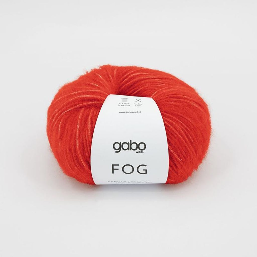 Gabo Wool FOG 6301 Strickgarn - Weich, Atmungsaktiv & Roter Farbton