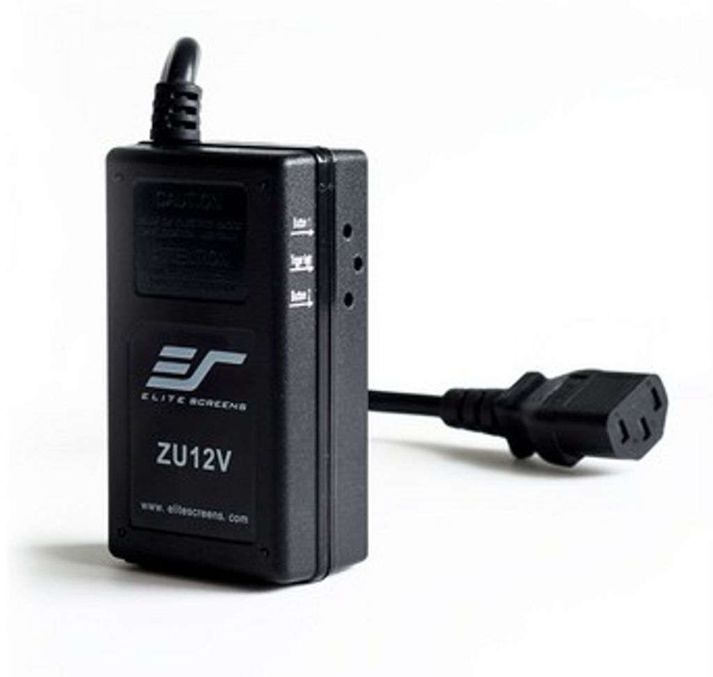 Elite Screens ZU12V, Schwarz, Kabellos, IR/RF-Kabellos, 24,4 m