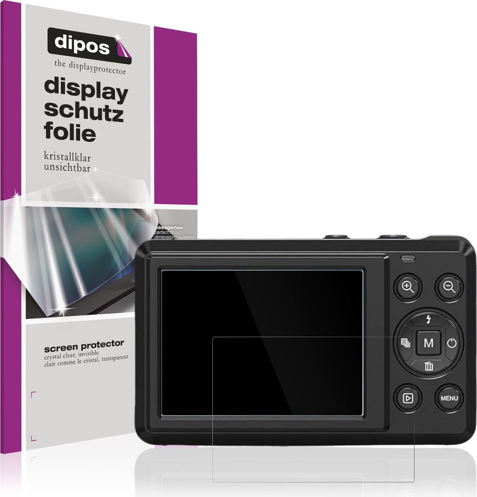 4x Schutzfolie für Sevenat DC403-DE-LC10 klar Displayschutzfolie Folie Display Schutz dipos