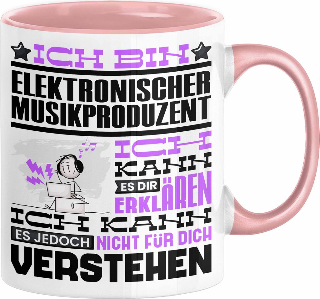 Elektronischer Musikproduzent Geschenk Tasse Lustige Geschenkdiee für einen Elektronischer Musikproduzent Geburtstag Ich Bin Elektronischer Musikp...