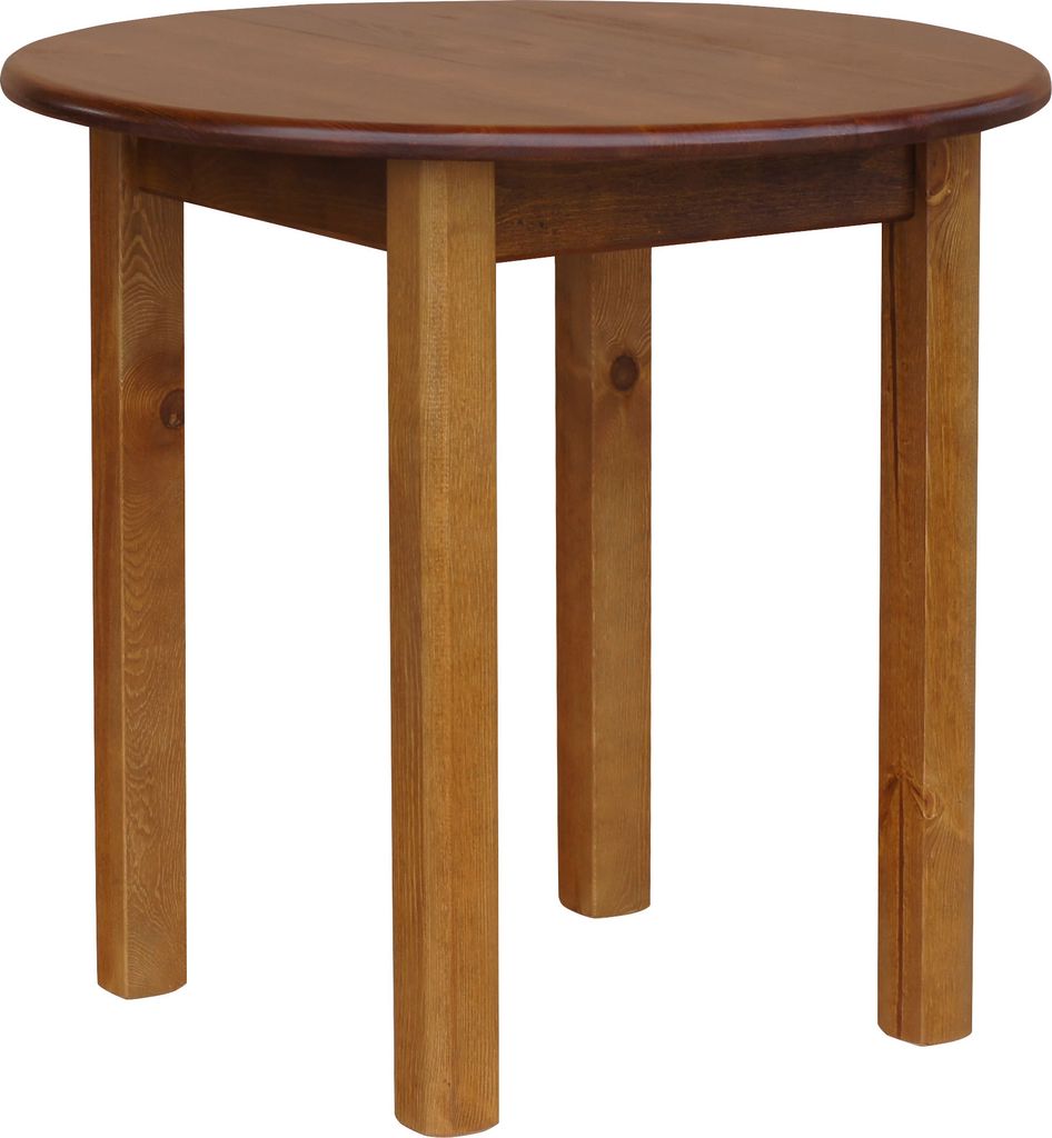 Jedálenský stôl Okrúhly kuchynský stôl dub 90 cm Obrázok produktu 
