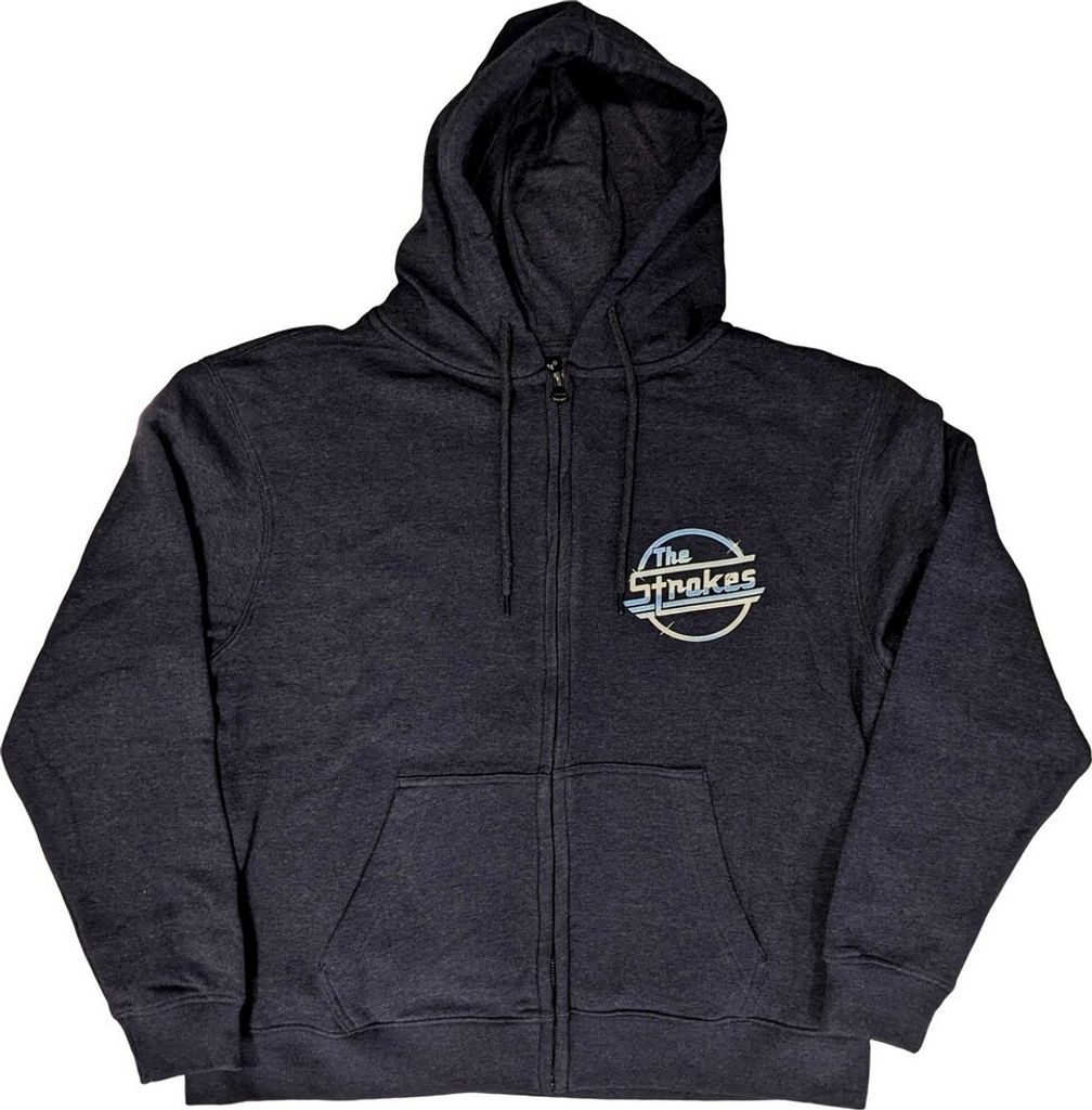 The Strokes - "OG Magna" Hoodie mit durchgehendem Reißverschluss für Herren/Damen Uni RO5067 (XL) (Marineblau)