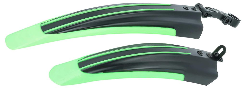 vhbw Fahrrad Schutzblech Set für Vorderrad, Hinterrad zur Produktbild 