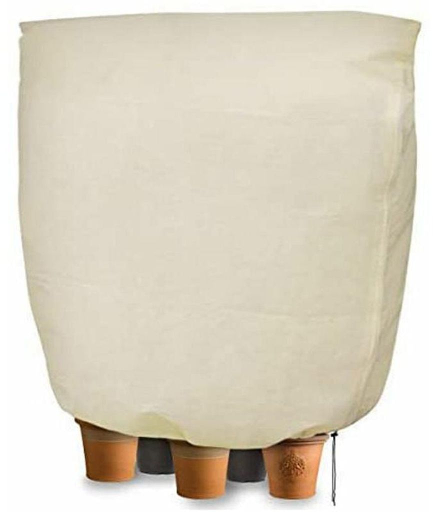 Winterabdeckung für Pflanzen, Vlies-Winterabdeckung 80 g/m² Schutz vor Frost für Pflanzen in Töpfen und Rosensträucher (240 x 200 cm)