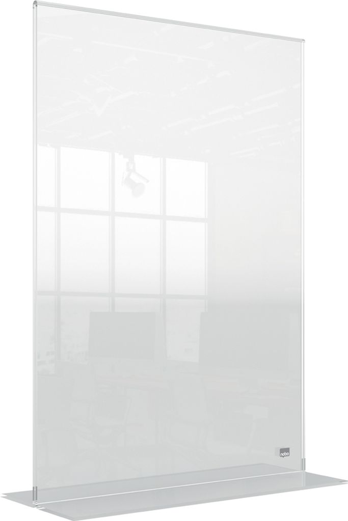 nobo Tischaufsteller Premium Plus Acryl DIN A4 hoch