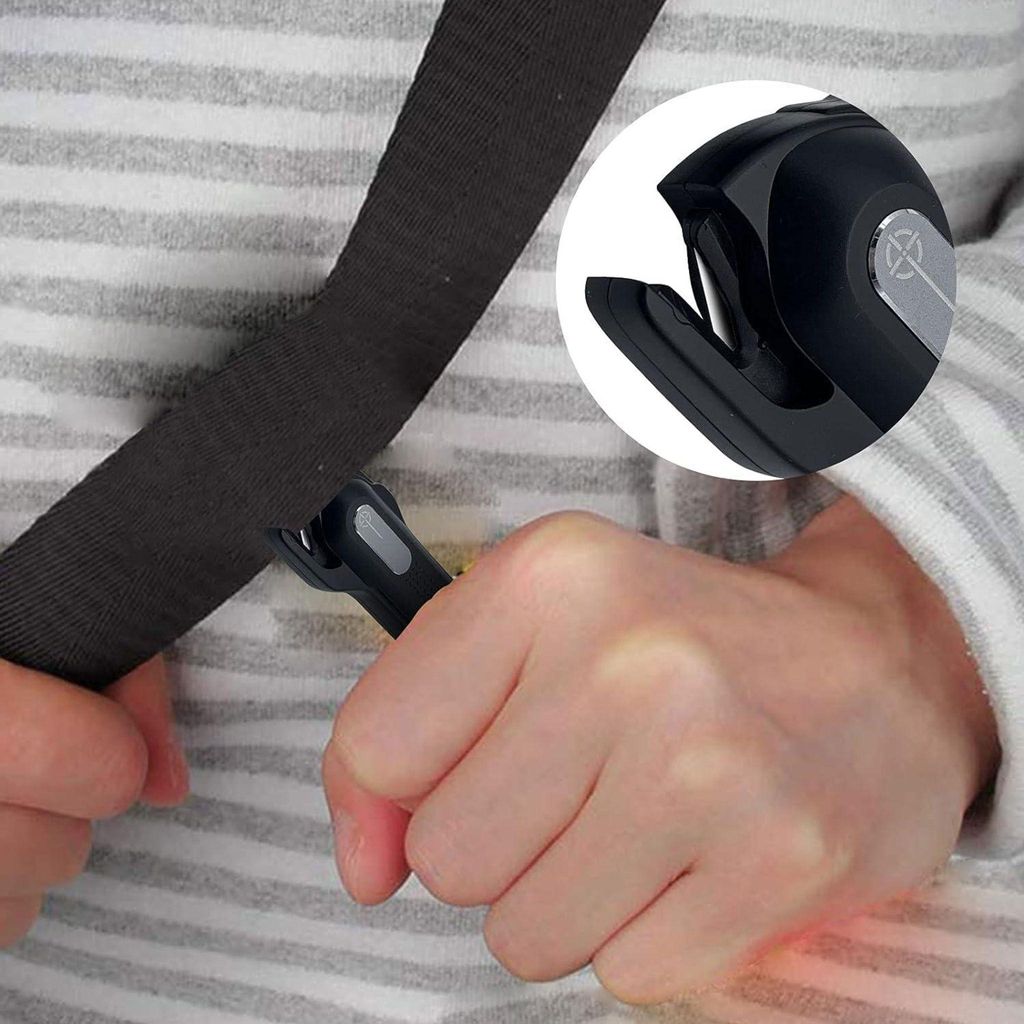 Notfallhammer für Auto, Busfensterbrecher, Rettungswerkzeuge, Gurtschneider, Notfallhammer mit 2-in-1 Gurtschneider, Sicherheitshammer mit Gürtme...