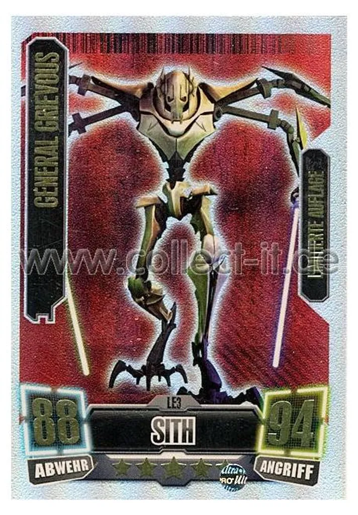 General Grievous FA2-LE3 Série 2 2011 Authentique : Fini les Imitations