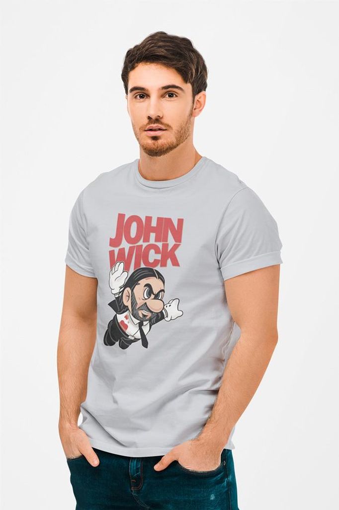 D&B Uni Polo MO00027_JohnWick_Grau-Größe 3XL