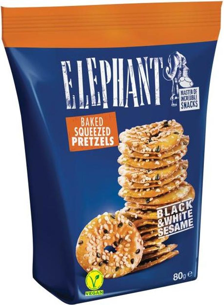 Eleph.Pretzels.S.u.W.Sesam 80g Produktbild 
