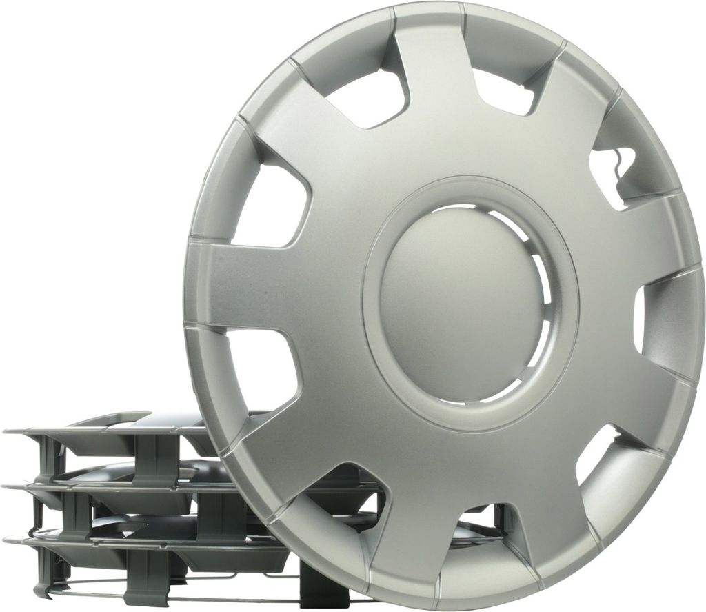 15" Zoll Radkappen Silber Radzierblenden Radblenden ALFA 15 Produktbild 