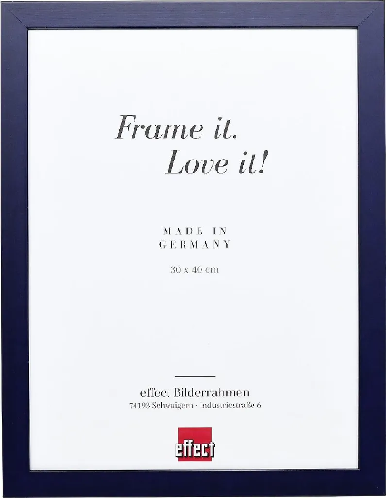 Cornice Blu 30.5x91.5 Top Pro Legno Pregiato per Poster e Foto