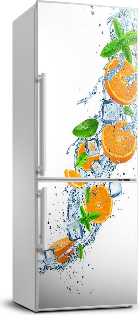 Tulup Kühlschrankdekoration - 70x190 cm - Aufkleber auf dem Kühlschrank - Orangen