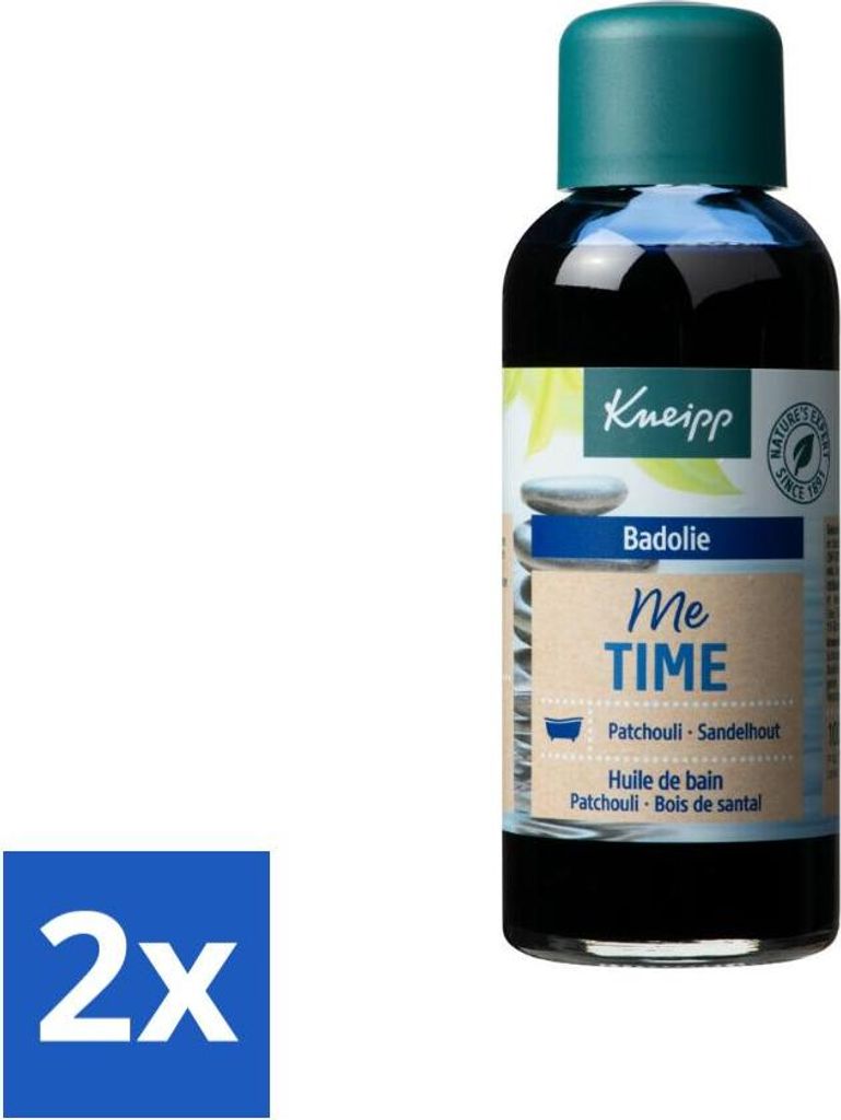 Kneipp - Badeöl - Me-Time - Patchouli & Sandelholz - 100 ml - Vorteilspack - 2 Stücke