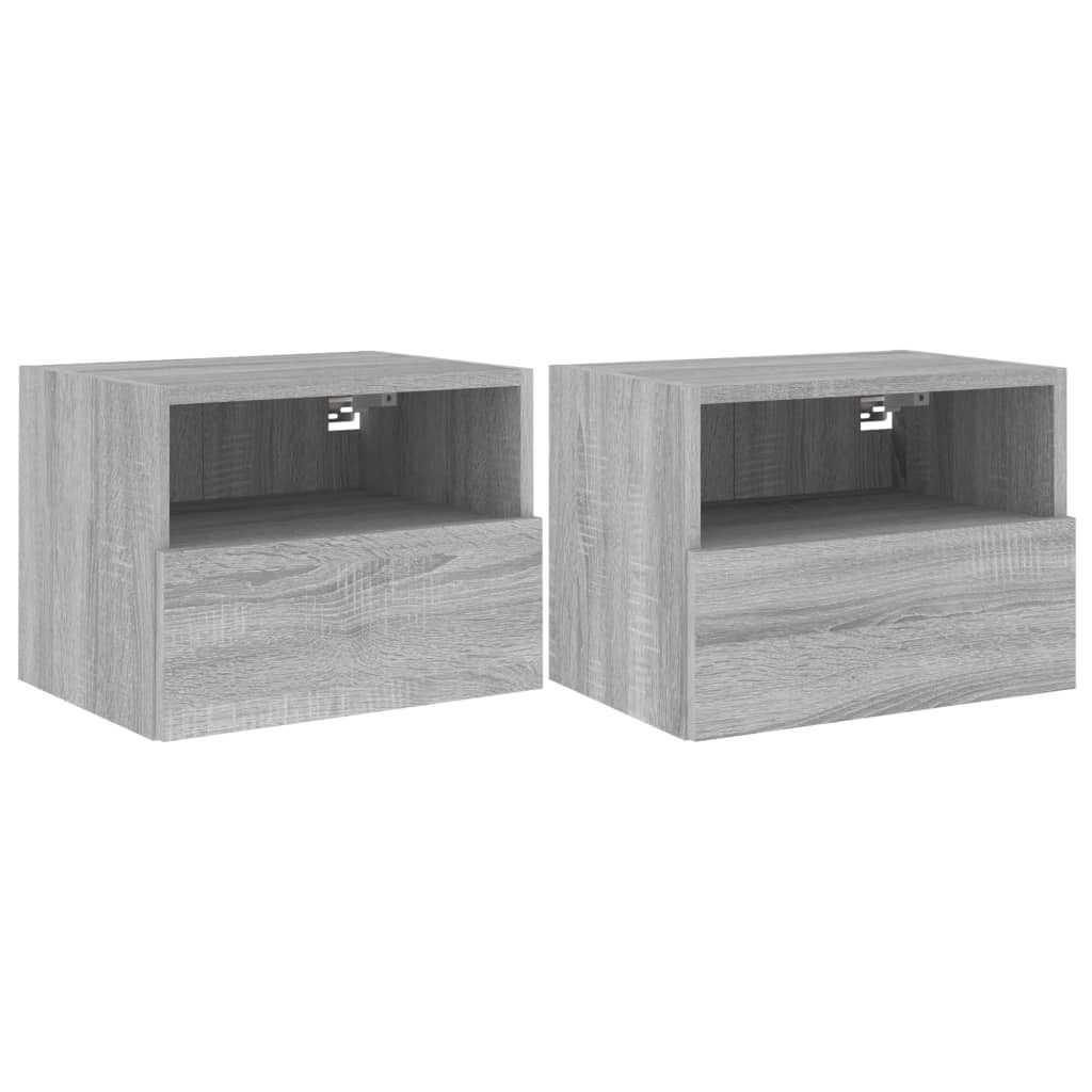 "2026 Aktion" TV-Wandschränke 2er-set für Wohnzimmer - elegantes Design - TV-Lowboard -Grau Sonoma 40x30x30cm Holzwerkstoff - TV-Schränke NeuMö...