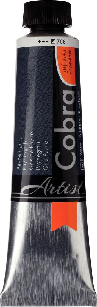Cobra Artist Wassermischbare Ölfarbe Tube 40 ml Paynegrau 708