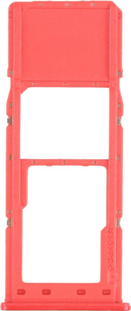 Sim Karten Halter für Samsung Galaxy A12 Rot Red Card Tray Micro SD Ersatz Teil