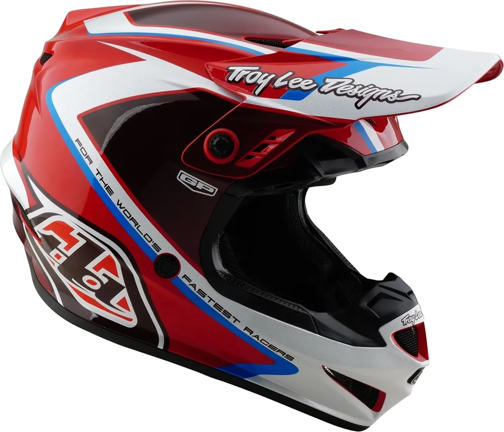 Casque GP Shutter Rouge Troy Lee Designs Haute Ventilation Taille M