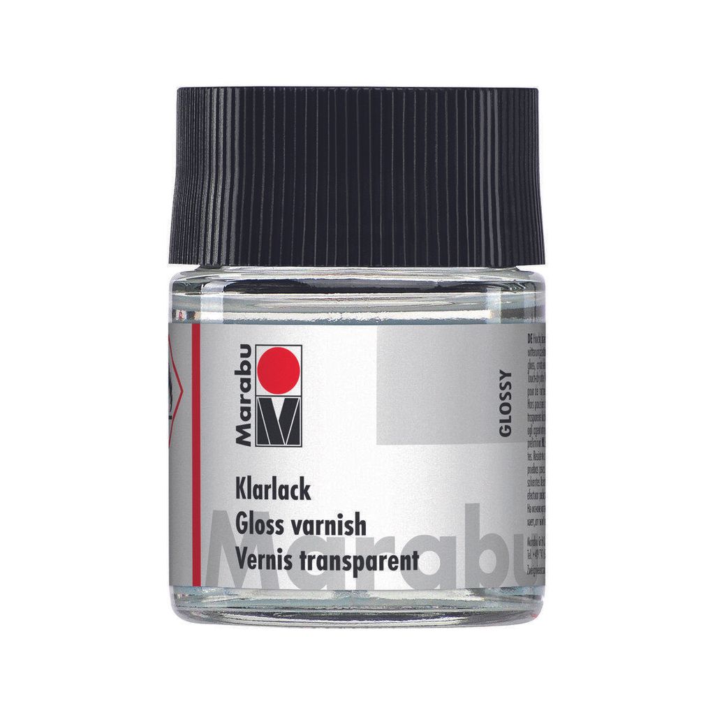 Klarlack 50 ml. Packung mit 6 Stück