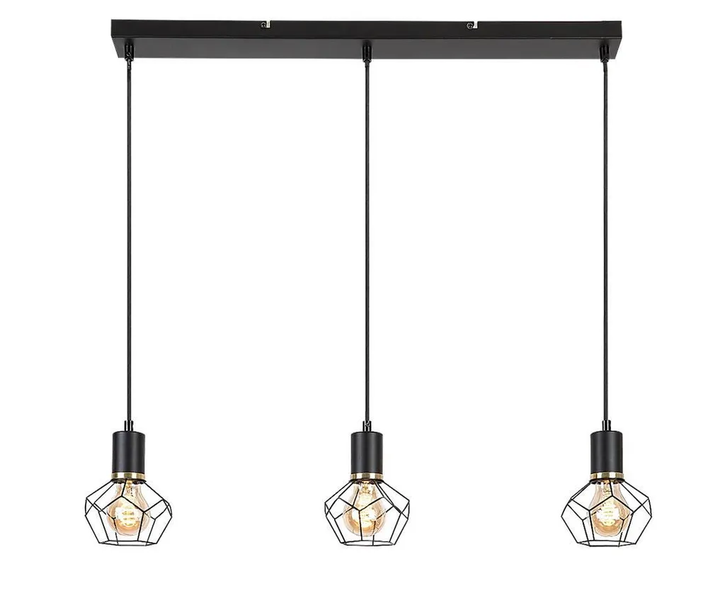 Luminaire design noir mat Rabalux 72242 métal pour rénovation moderne