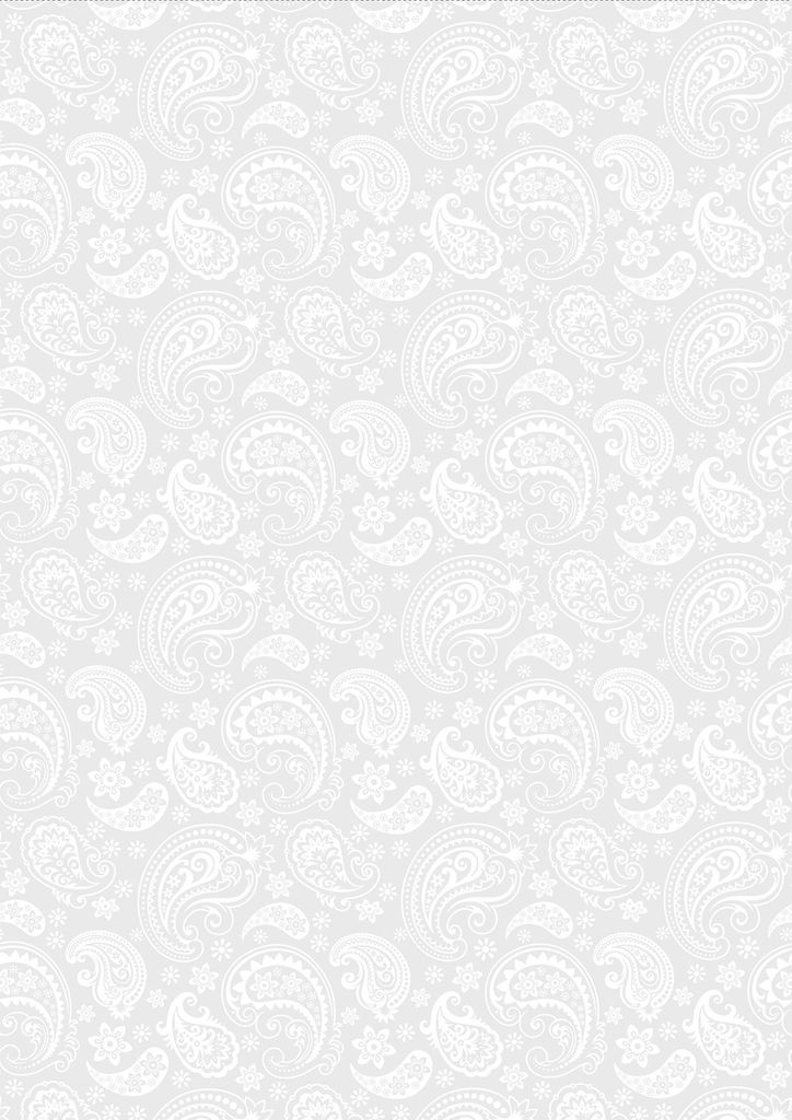 Transparent-Papier A4 115g/qm Paisley weiß Packung mit 15 Stück