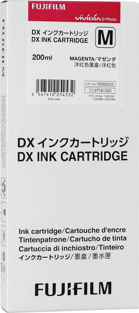 Fujifilm DX Ink Cartridge 200 ml magenta