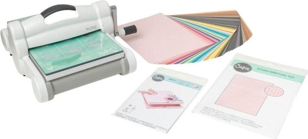 Sizzix Big Shot Plus "Starter Kit" bianco e grigio Immagine del prodotto 